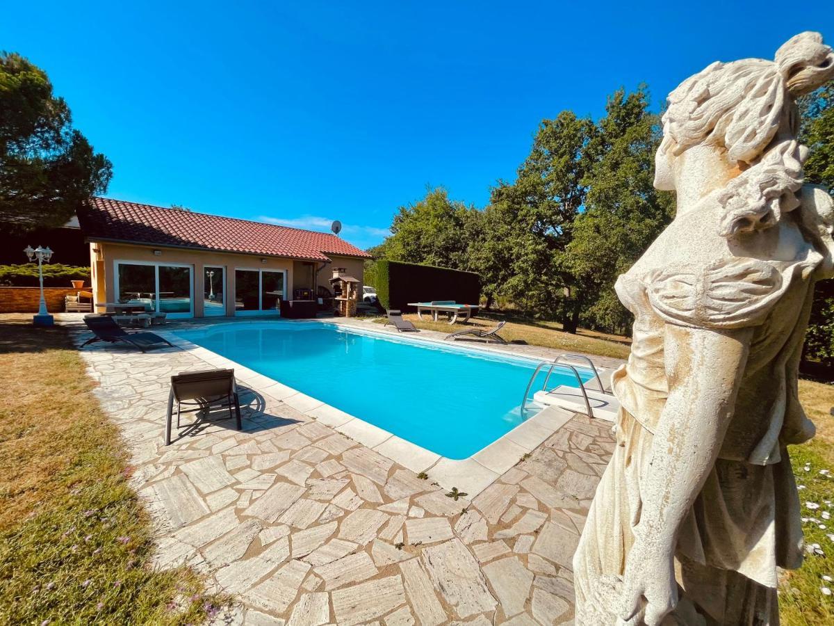 La Villa Perroquet Poncins Esterno foto
